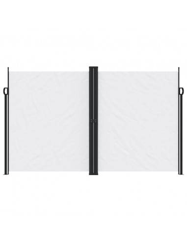 Tenda da Sole Laterale Retrattile Bianca 200x1000 cm