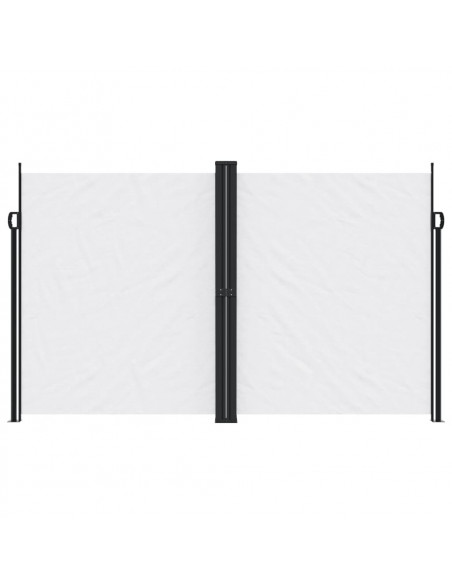 Tenda da Sole Laterale Retrattile Bianca 200x1000 cm