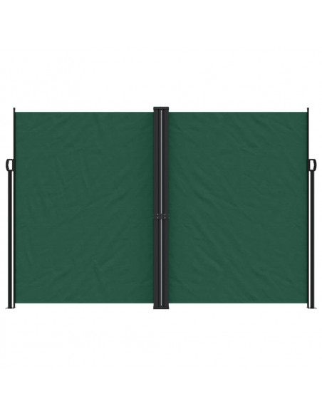 Tenda da Sole Laterale Retrattile Verde Scuro 220x1000 cm