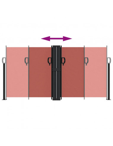 Tenda da Sole Laterale Retrattile Terracotta 120x1200 cm