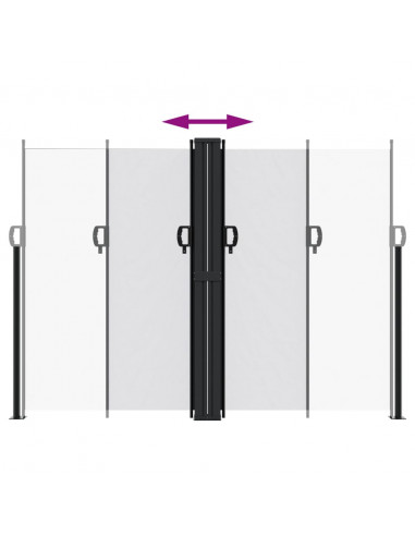 Tenda da Sole Laterale Retrattile Bianca 180x1200 cm