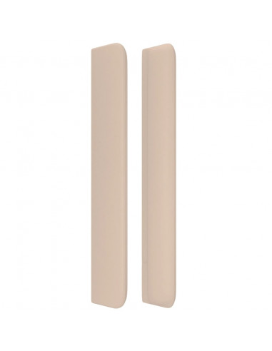 Testiera ad Orecchio Cappuccino 93x16x118/128 cm in Similpelle