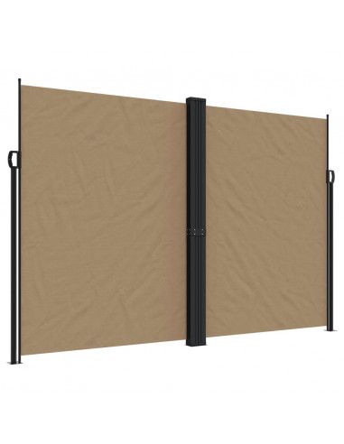 Tenda da Sole Laterale Retrattile Tortora 220x1200 cm
