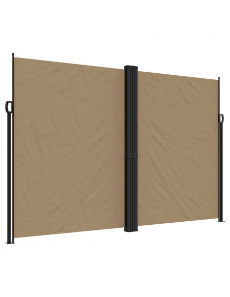 Tenda da Sole Laterale Retrattile Tortora 220x1200 cm