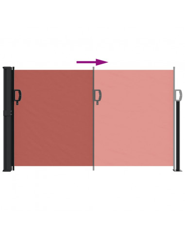 Tenda da Sole Laterale Retrattile Terracotta 120x500 cm