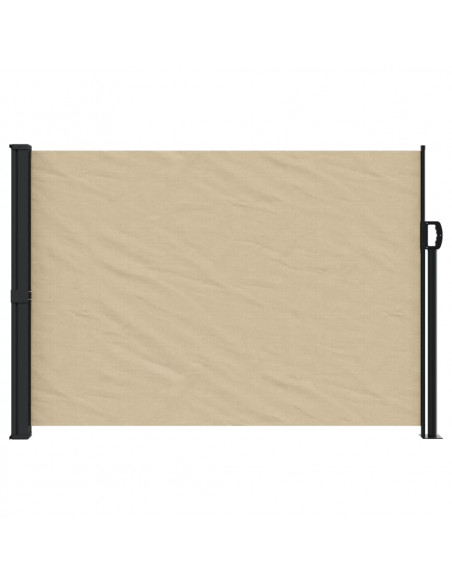 Tenda da Sole Laterale Retrattile Beige 140x500 cm