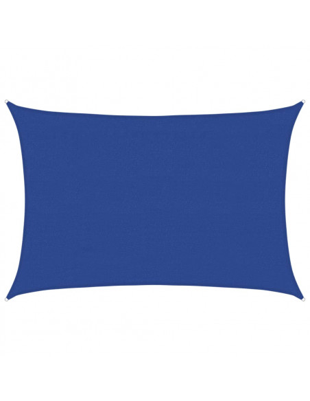 Vela Parasole 160 g/m² Rettangolare Blu 4x6 m in HDPE