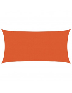 Vela Parasole 160 g/m² Rettangolare Arancione 3x6 m in HDPE 2