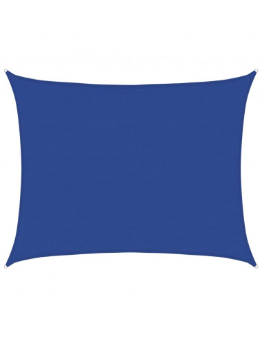 Vela Parasole 160 g/m² Rettangolare Blu 6x8 m in HDPE