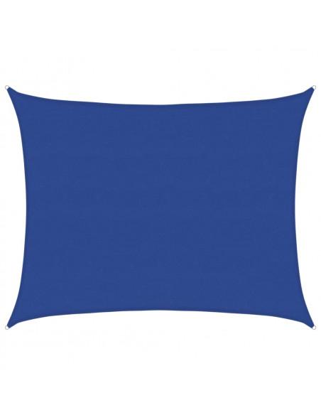 Vela Parasole 160 g/m² Rettangolare Blu 6x8 m in HDPE