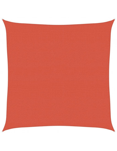 Vela Parasole 160 g/m² Quadrata Terracotta 4,5x4,5 m in HDPE