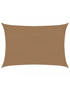 Vela Parasole 160 g/m² Grigio Talpa 2,5x3,5 m in HDPE 2