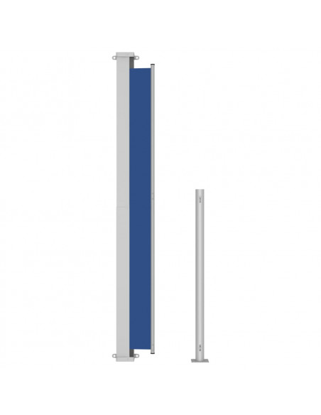 Tenda Laterale Retrattile per Patio 220x500 cm Blu
