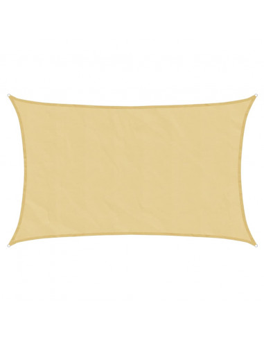 Vela Parasole Sabbia 8x5 m 100% Poliestere Oxford