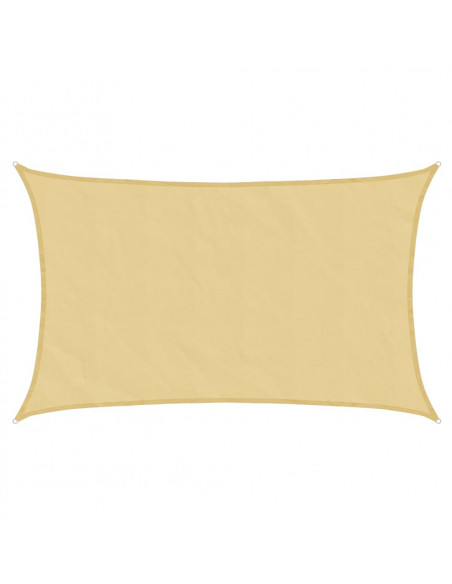 Vela Parasole Sabbia 8x5 m 100% Poliestere Oxford
