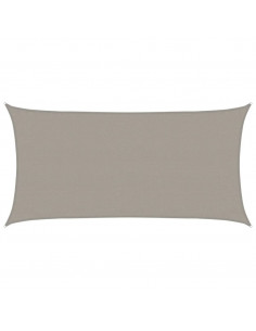 Vela Parasole 160 g/m² Rettangolare Grigio Chiaro 3x6 m in HDPE 2