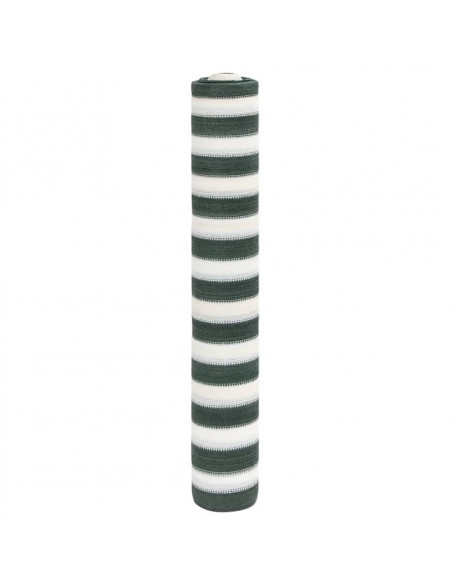 Rete per Privacy Verde e Bianco 2x10 m in HDPE 195 g/m²