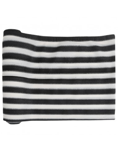 Rete per Privacy Antracite e Bianca 1x10 m HDPE 150 g/m²