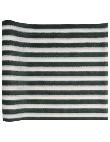 Rete per Privacy Verde e Bianco 2x25 m in HDPE 75 g/m²