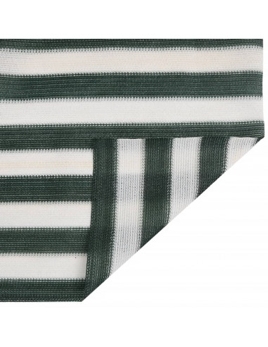 Rete per Privacy Verde e Bianco 3,6x10 m in HDPE 75 g/m²