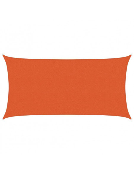 Vela Parasole 160 g/m² Arancione 2,5x5 m in HDPE