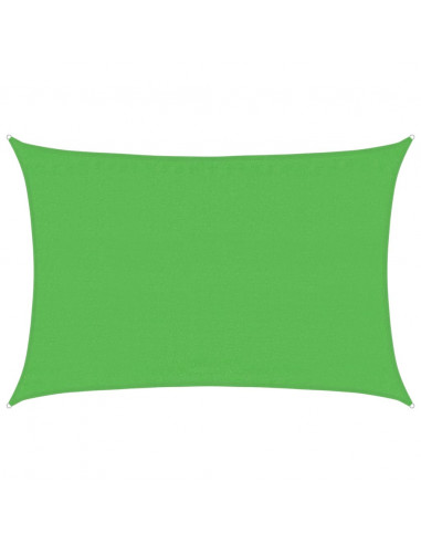 Vela Parasole 160 g/m² Verde Chiaro 3,5x5 m in HDPE