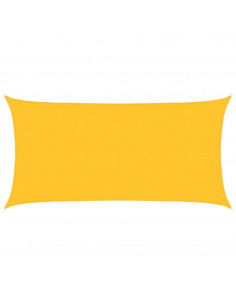 Vela Parasole 160 g/m² Gialla 2,5x5 m in HDPE 2