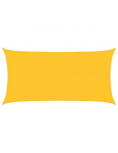 Vela Parasole 160 g/m² Gialla 2,5x5 m in HDPE