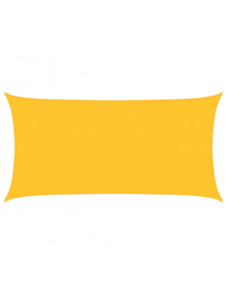 Vela Parasole 160 g/m² Gialla 2,5x5 m in HDPE