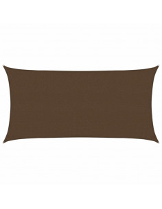 Vela Parasole 160 g/m² Marrone 2,5x5 m in HDPE 2