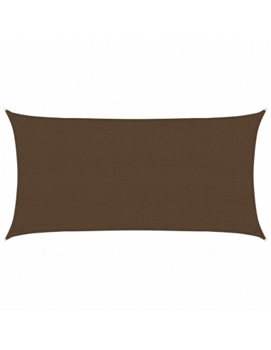 Vela Parasole 160 g/m² Marrone 2,5x5 m in HDPE