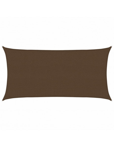 Vela Parasole 160 g/m² Marrone 2,5x5 m in HDPE