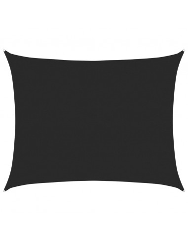 Vela Parasole 160 g/m² Nera 6x7 m in HDPE