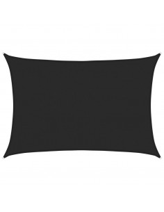 Vela Parasole 160 g/m² Nera 4x5 m in HDPE 2