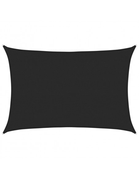 Vela Parasole 160 g/m² Nera 4x5 m in HDPE