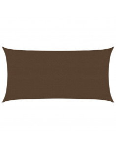 Vela Parasole 160 g/m² Marrone 3x6 m in HDPE 2