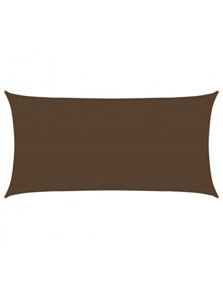 Vela Parasole 160 g/m² Marrone 3x6 m in HDPE
