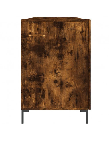 Scrivania Rovere Fumo 140x50x75 cm in Legno Multistrato