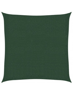 Vela Parasole 160 g/m² Verde Scuro 2x2 m in HDPE 2