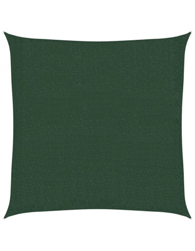 Vela Parasole 160 g/m² Verde Scuro 2x2 m in HDPE