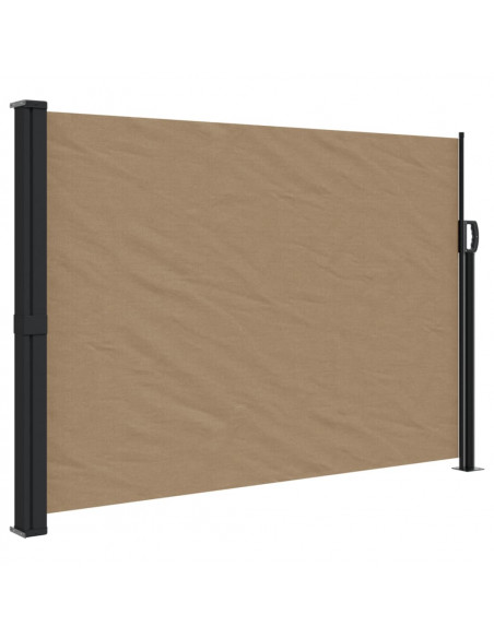 Tenda da Sole Laterale Retrattile Tortora 140x300 cm