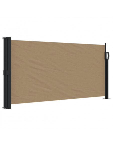 Tenda da Sole Laterale Retrattile Tortora 100x300 cm