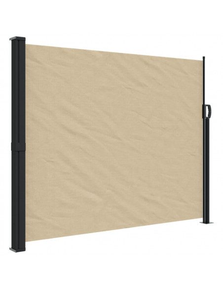 Tenda da Sole Laterale Retrattile Beige 160x500 cm