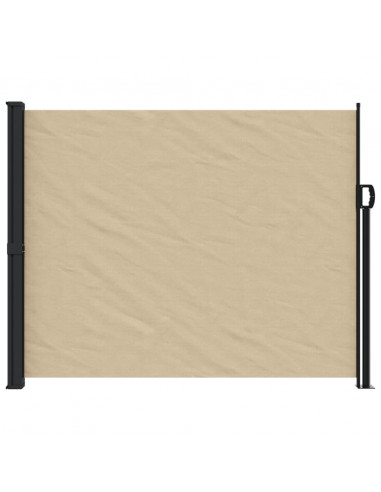 Tenda da Sole Laterale Retrattile Beige 160x500 cm