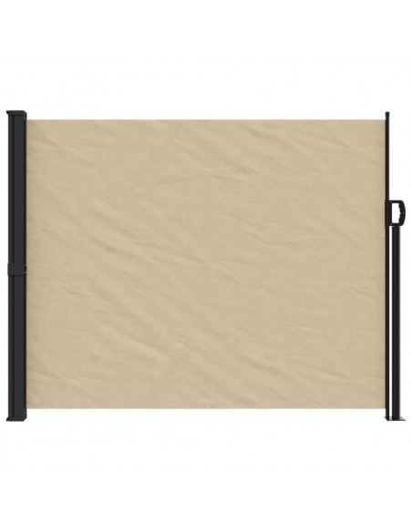 Tenda da Sole Laterale Retrattile Beige 160x500 cm
