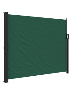 Tenda da Sole Laterale Retrattile Verde Scuro 160x600 cm 2