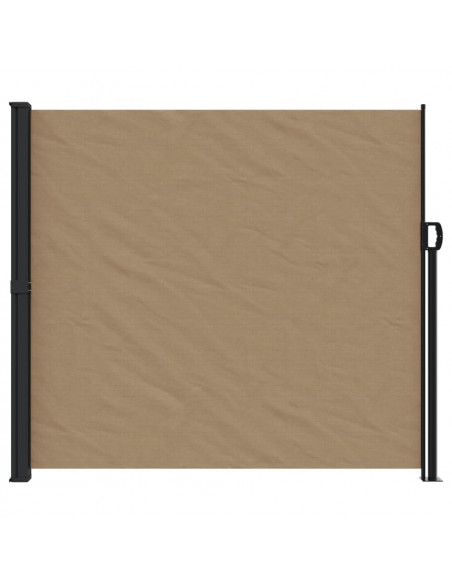 Tenda da Sole Laterale Retrattile Tortora 180x500 cm