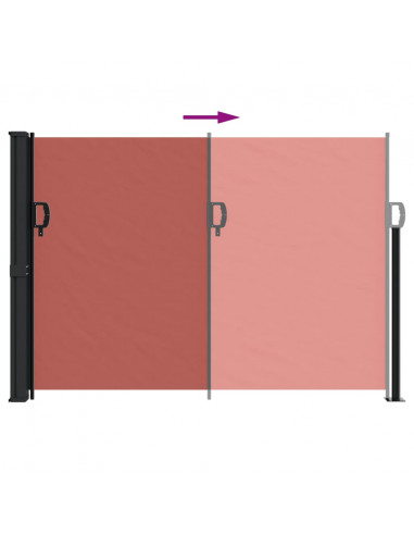 Tenda da Sole Laterale Retrattile Terracotta 140x600 cm