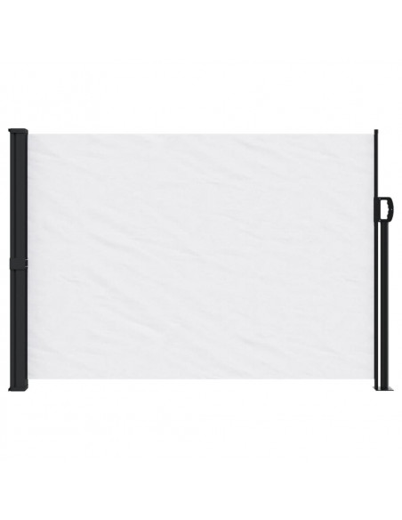 Tenda da Sole Laterale Retrattile Bianco 140x500 cm