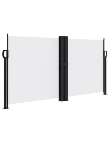 Tenda da Sole Laterale Retrattile Bianco 120x600 cm